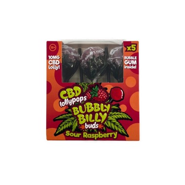 Ahududu-CBD Lolipop - 5 Adet | BUBBLY BILLY