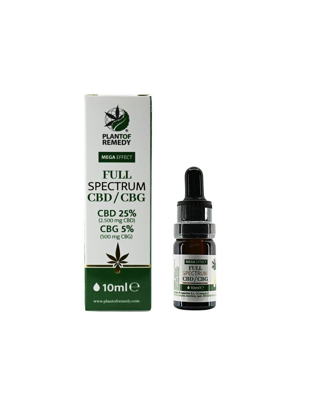 CBD/CBG Tam Spektrum Yağı Plant of Remedy %25 + %5