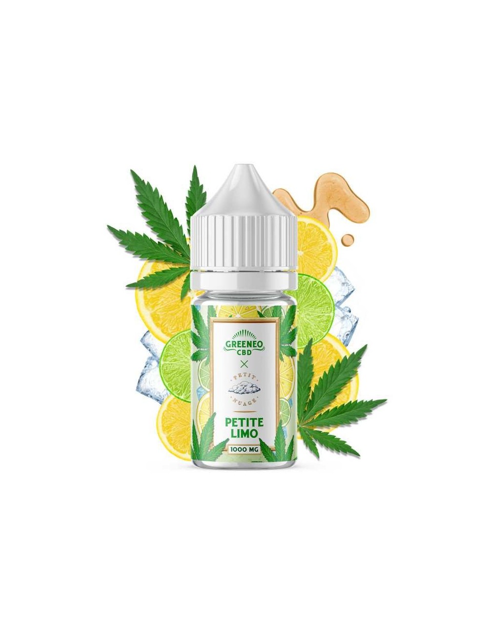 E-Liquid CBD küçük Limon | GREENEO nikotinsiz