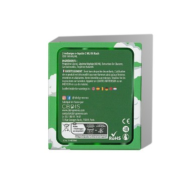 E-Liquid CBD Kartuşu %10 OG Kush - 2 Adet | GREENEO nikotinsiz