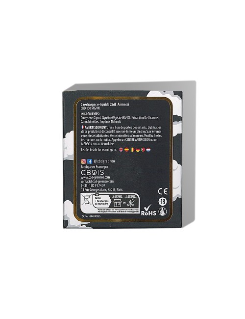 Anmesai CBD E-Liquid Kartuşu %10 - 2 Adet | GREENEO nikotinsiz