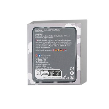 CBD E-Liquid Kartuşu %10 White Window - 2 Adet | GREENEO nikotinsiz