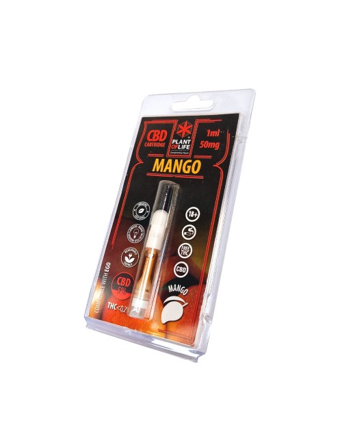CBD E-Liquid Kartuşu Mango | PLANT OF LIFE nikotinsiz