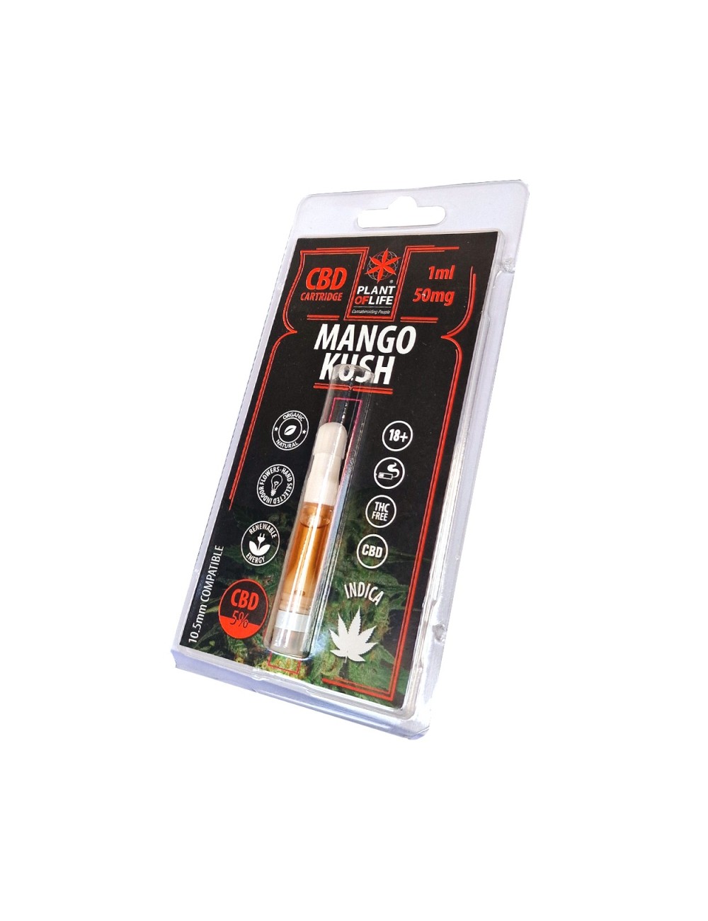 CBD E-Liquid Kartuş Mango Kush | PLANT OF LIFE nikotinsiz