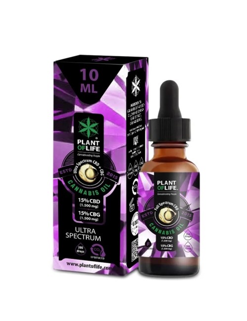 CBD & CBG Yağı %30 Ultra-Spektrum | PLANT OF LIFE