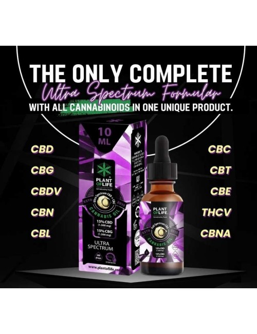 CBD & CBG Yağı %30 Ultra-Spektrum | PLANT OF LIFE