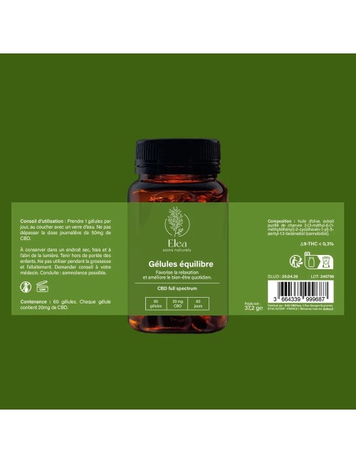 CBD Denge Kapsülü | ELEA