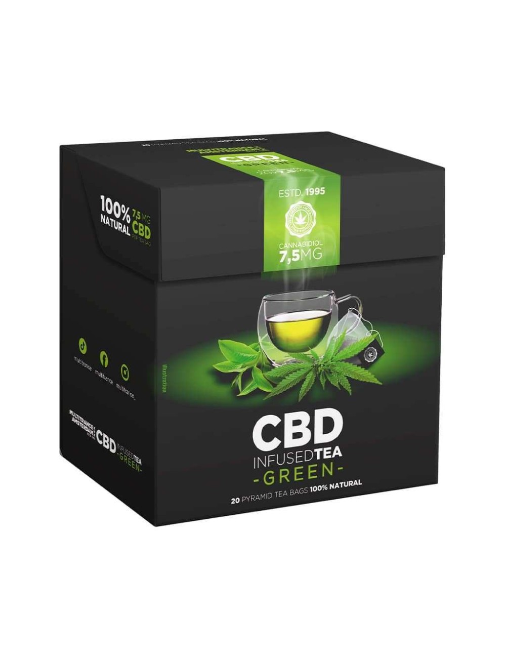 Yeşil CBD Çayı 7,5mg Multitrance