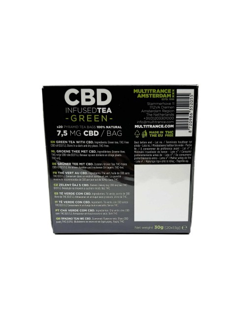 Yeşil CBD Çayı 7,5mg Multitrance