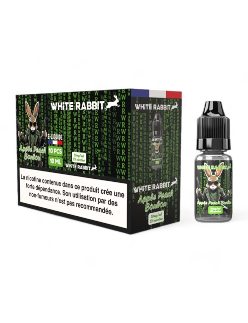 E-Liquid White Rabbit %2 Elma-Şeftali Şekeri 10ml