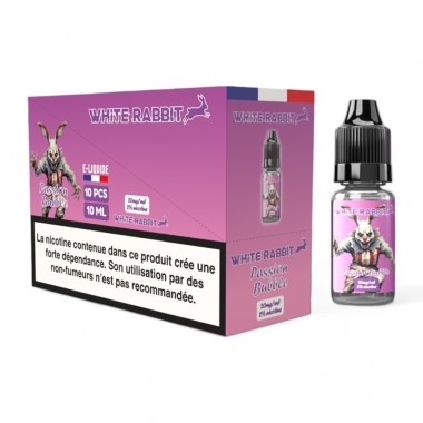 E-Liquid White Rabbit %2 Çarkıfelek Meyvesi-Bubble 10ml