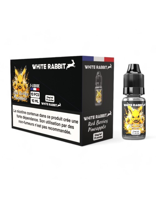 E-Liquid White Rabbit %2 Kırmızı Meyveler Ananas 10ml