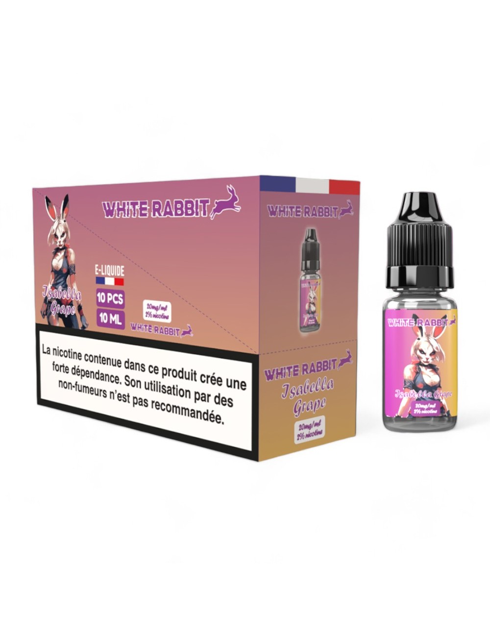 E-Liquid White Rabbit %2 Isabella Üzüm 10ml