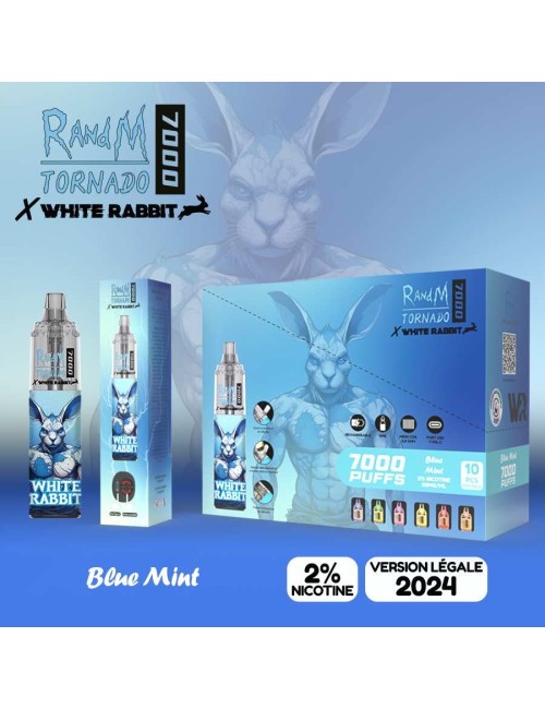 White Rabbit x RandM Tornado 7000 Mavi Nane