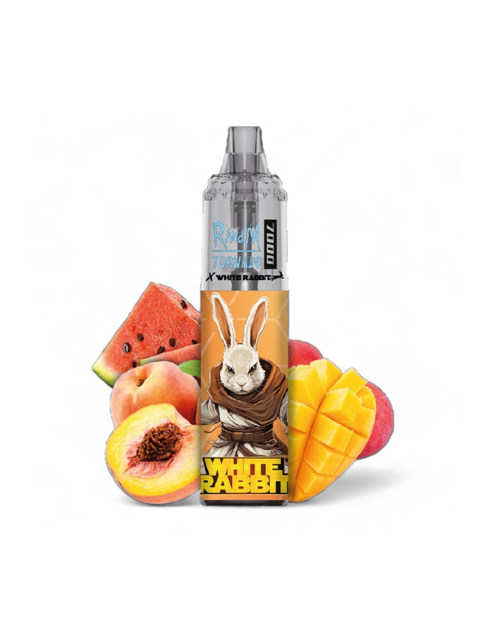 Puff Tornado 7000 Beyaz Tavşan Mango Şeftali Karpuz