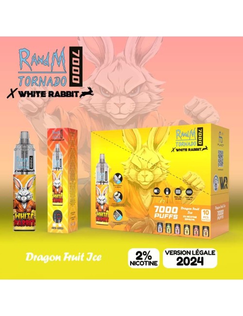 Puff Tornado 7000 Ejdermeyvesi Buz Beyaz Tavşan