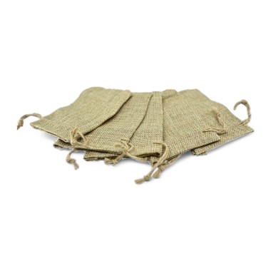 50'li Kenevir Görünümlü Ambalaj Poşeti Seti 9x12cm