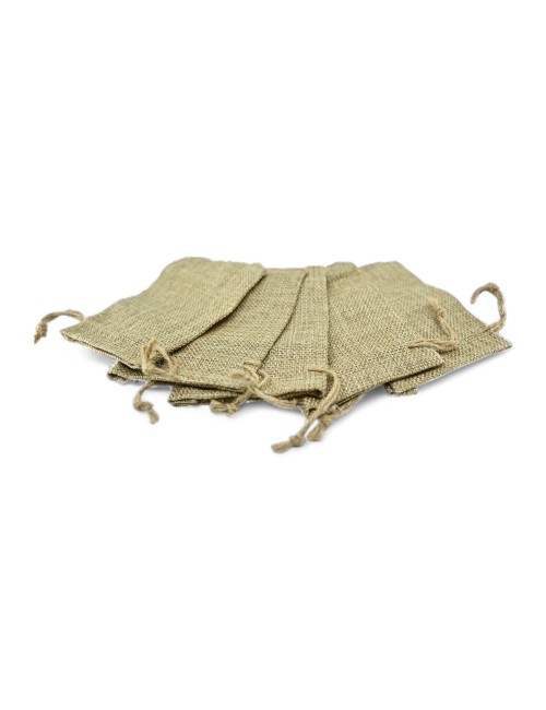 50'li Kenevir Görünümlü Ambalaj Poşeti Seti 9x12cm