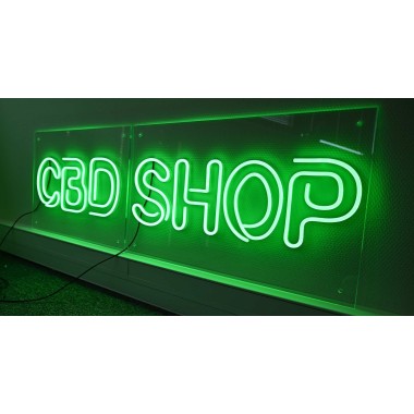 CBD SHOP LED-Işıklı Tabela yeşil