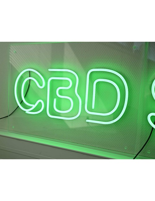 CBD SHOP LED-Işıklı Tabela yeşil