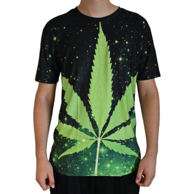 T-Shirt Cannabis-Galaksi
