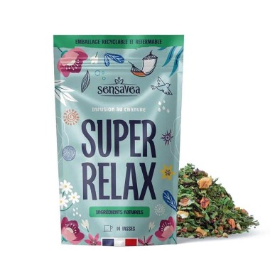 Organik CBD Bitkisel Çay Super Relax | SENSAVEA