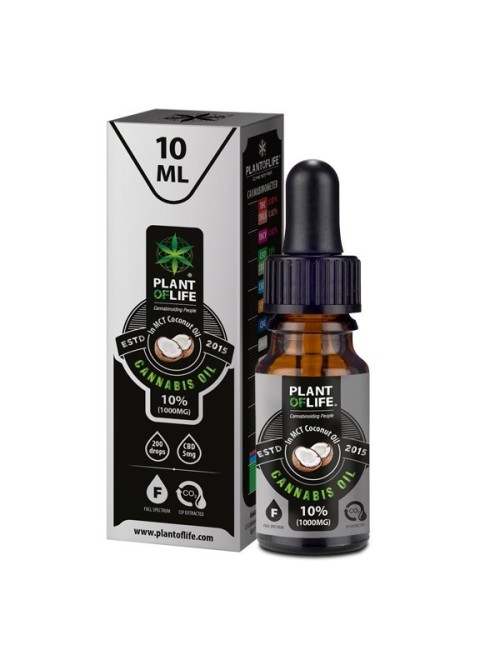 CBD Yağı %10 Full Spectrum Hindistan Cevizi | PLANT OF LIFE