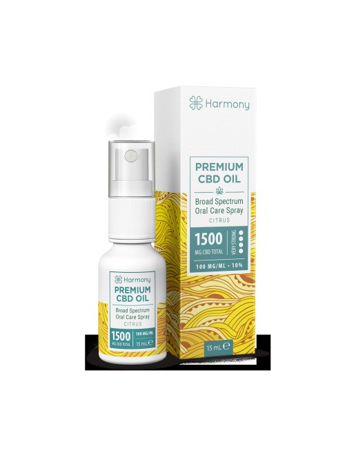 CBD Yağı Sprey %10 Geniş Spektrum Narenciye | HARMONY