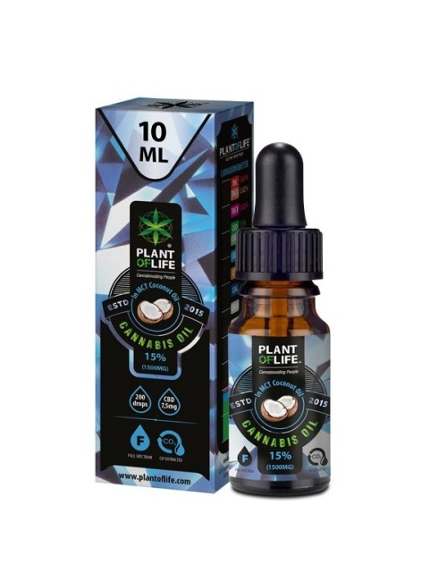 CBD Yağı %15 Full Spectrum Hindistancevizi | PLANT OF LIFE