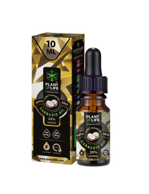 CBD Yağı %20 Full Spectrum Hindistan Cevizi | PLANT OF LIFE