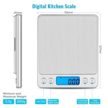 0,01g'den 500g'ye kadar hassas terazi