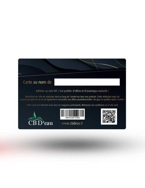 VIP ÜYELİK KARTI CBD'EAU