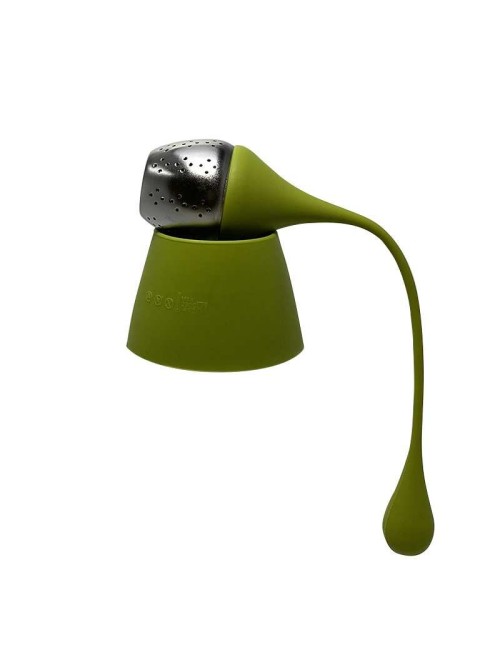 Silikon ve Paslanmaz Çelikten Çay Süzgeci