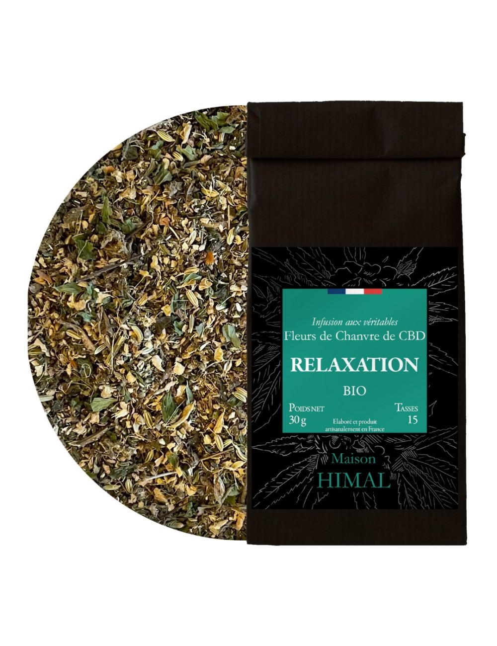 CBD Bio-Gevşeme Çayı - dökme | MAISON HIMAL