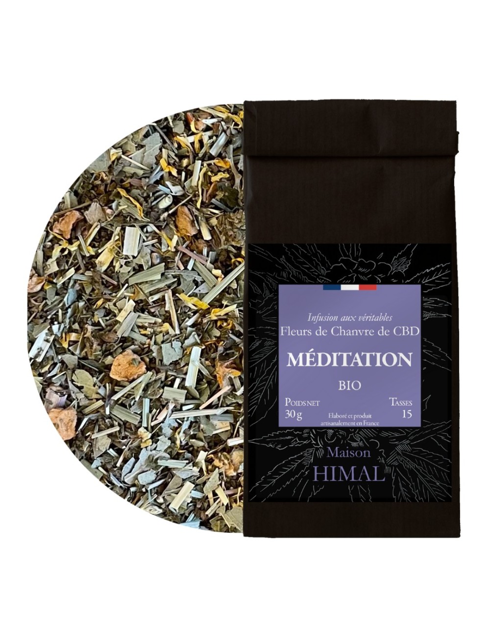 Bio-CBD Meditasyon Çayı - dökme | MAISON HIMAL
