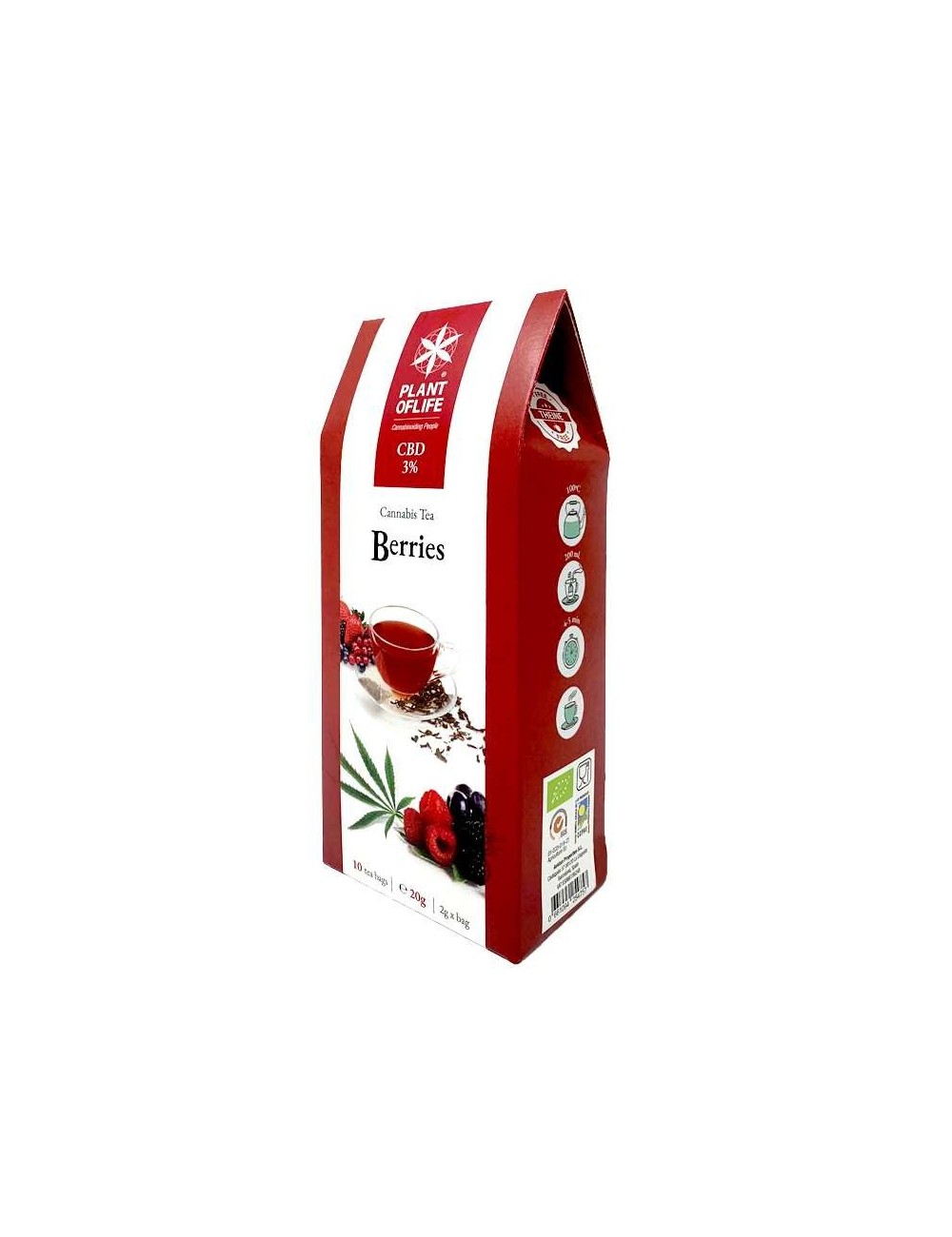 Bio CBD Çayı Kırmızı Meyveler | PLANT OF LIFE