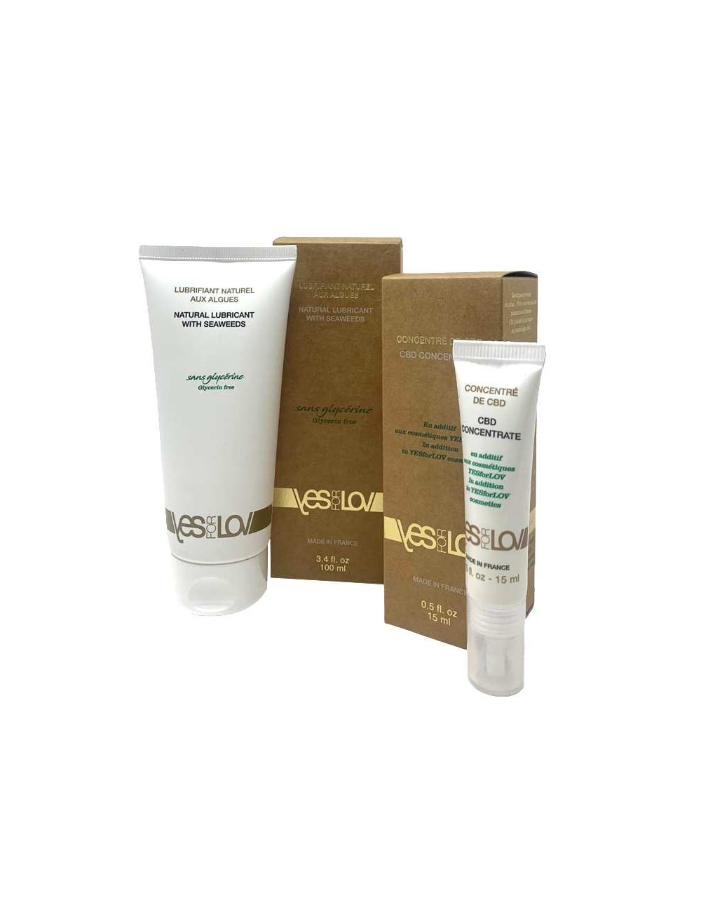 Yosun ve CBD Konsantresi İçeren Kayganlaştırıcı Jel | YES FOR LOV