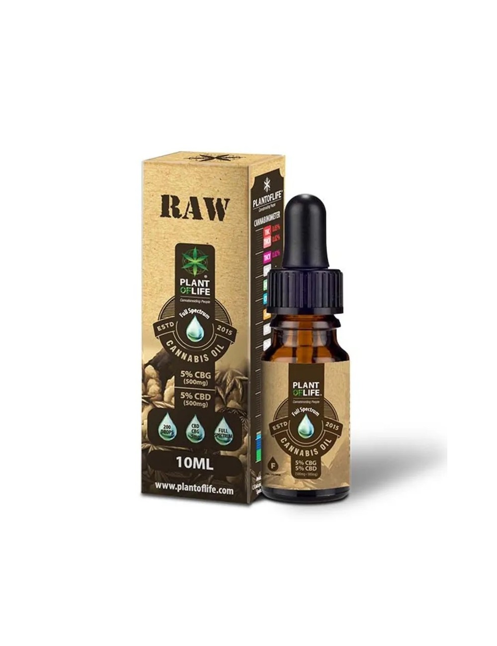 CBD ve CBG Yağı %10 Full Spectrum | PLANT OF LIFE