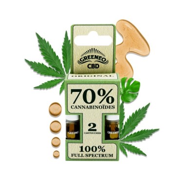 CBD Full Spectrum E-Liquid Kartuşu %70 - 2 Adet | GREENEO nikotinsiz