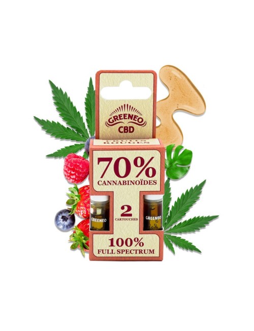 CBD Full Spectrum E-Liquid Kartuşu %70 - 2 Adet | GREENEO nikotinsiz