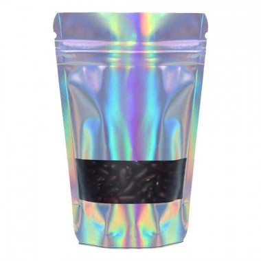 Holografik Alüminyum Torba 8x13x5cm - 100 Adet