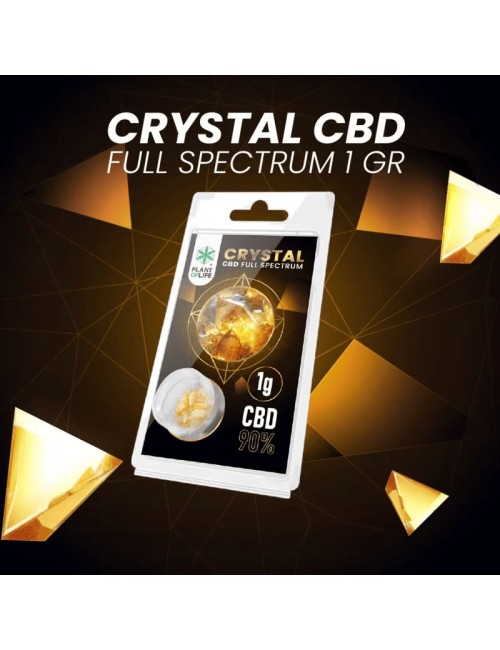 Tam Spektrum CBD Kristalleri %90 1g | PLANT OF LIFE