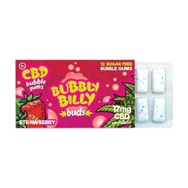 Çilek Aromalı CBD Sakızı | BUBBLY BILLY