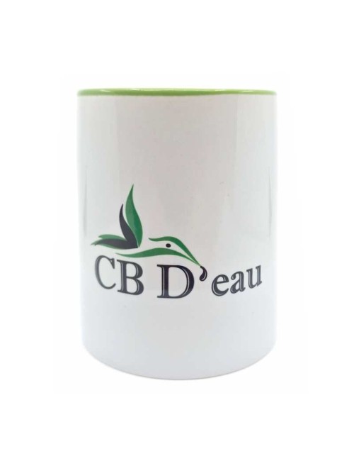 CBD'EAU Bardak beyaz ve yeşil