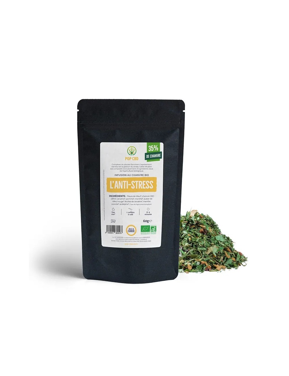 Strese Karşı Organik CBD Çayı | POP CBD