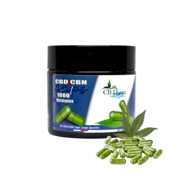 CBD Uyku Kapsülleri CBDeau 1000mg - Geniş Spektrum