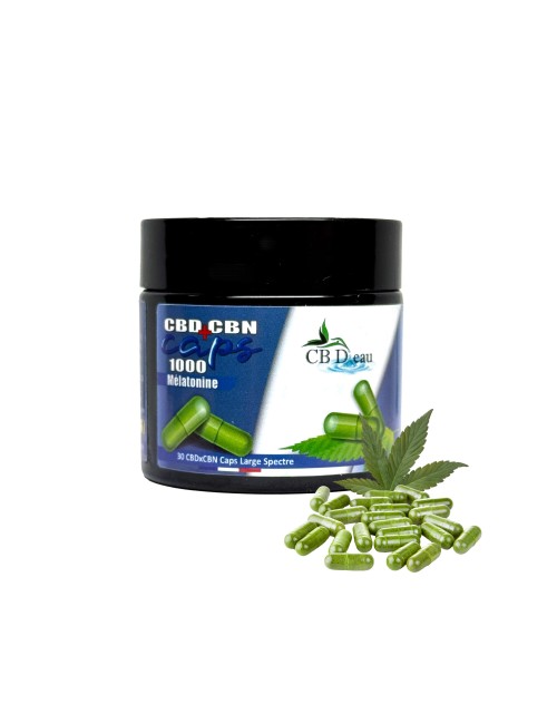 CBD Uyku Kapsülleri CBDeau 1000mg - Geniş Spektrum