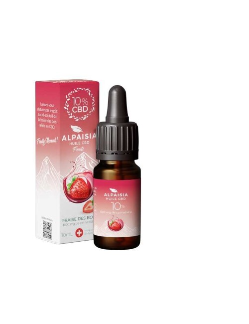 CBD Yağı %10 Geniş Spektrum Çilek | ALPAISIA