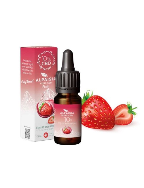 CBD Yağı %10 Geniş Spektrum Çilek | ALPAISIA