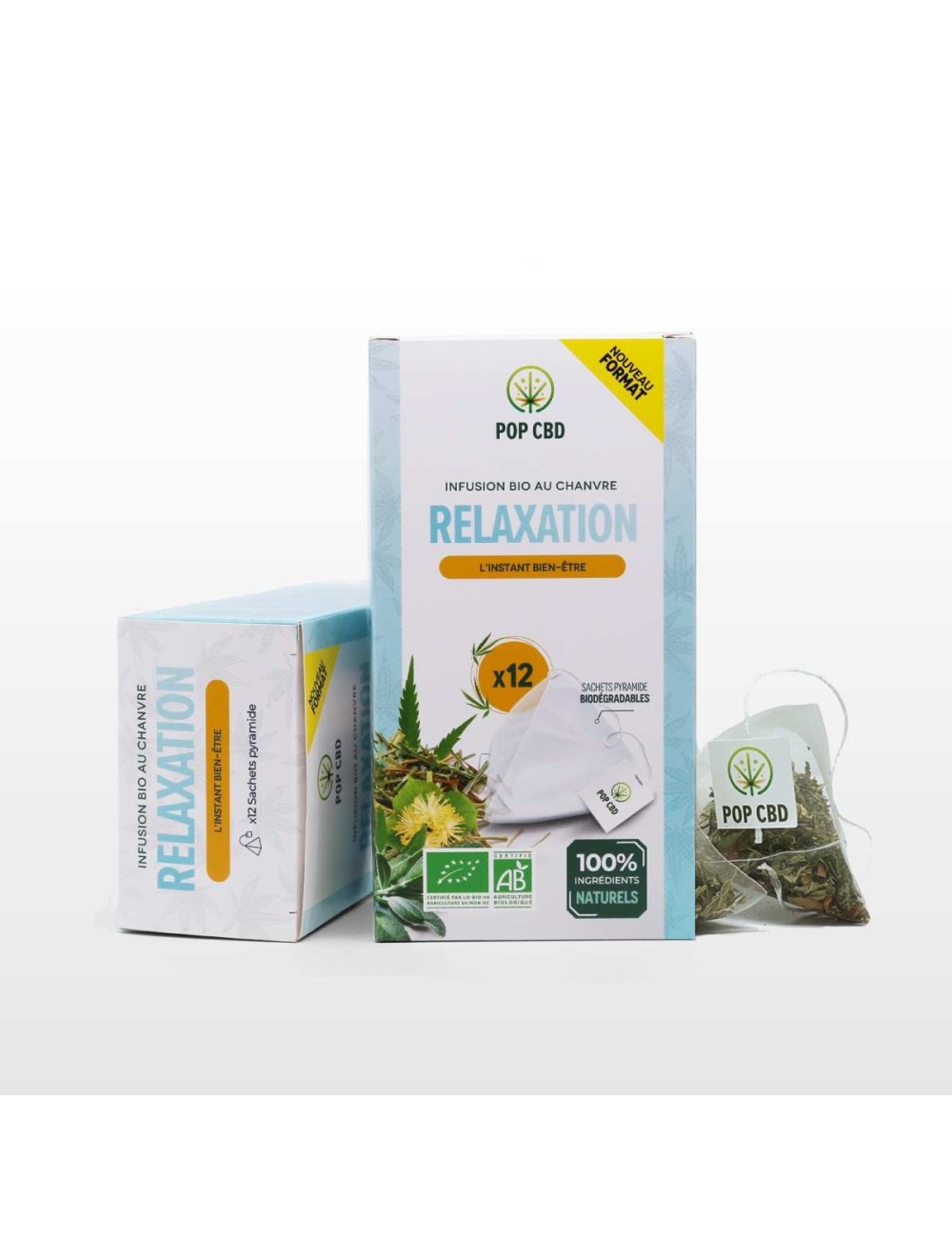 Bio-CBD Bitkisel Çay Rahatlama POP CBD - 12 Poşet